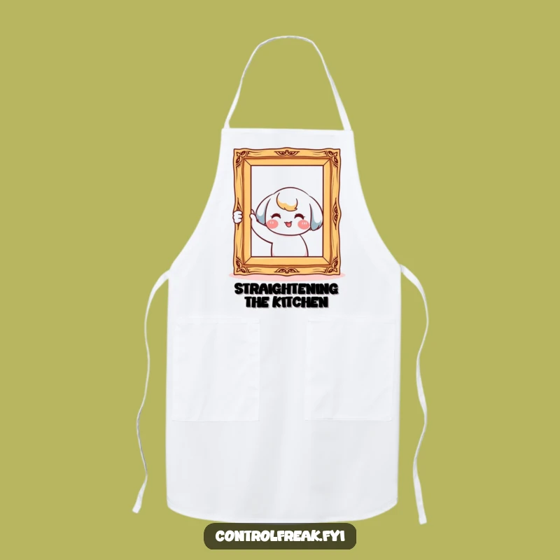 Funny Kawaii Decorator Apron: Cook with Precision & a Smile - Great Gift!