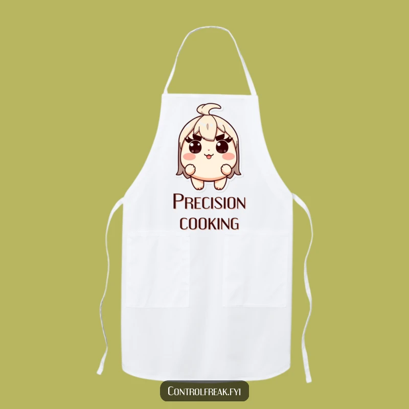 Funny Kawaii Precision Apron: Ensure Kitchen Perfection