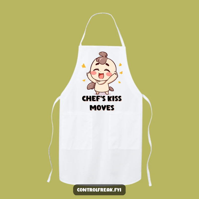 Funny Kitchen Apron: Satisfied Gesturer, Culinary Triumph Gift