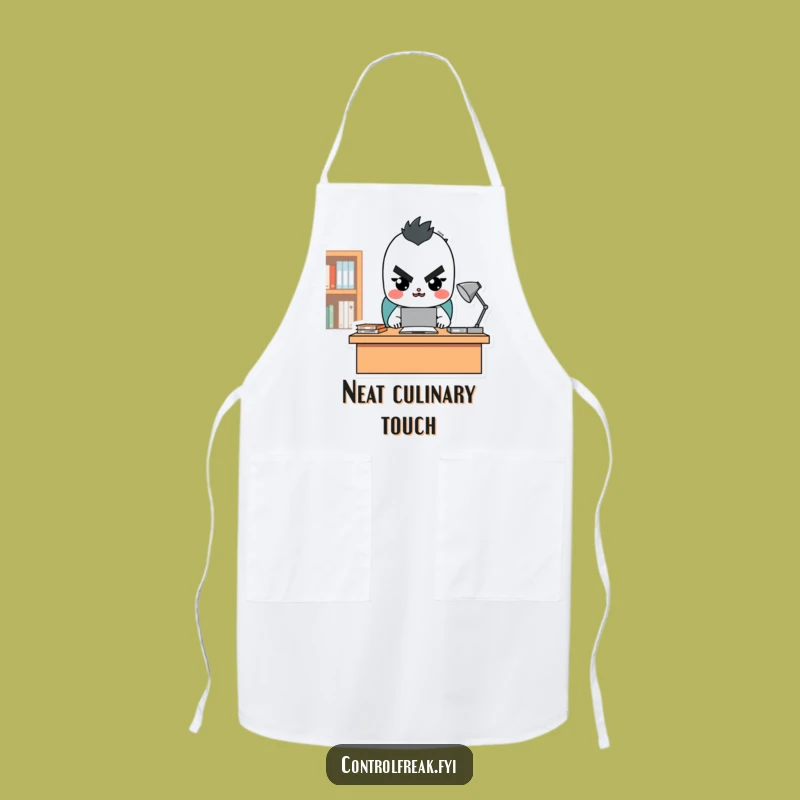 Funny Tidy Desk Character Apron - Hilarious Organizer Wear, Great Gift