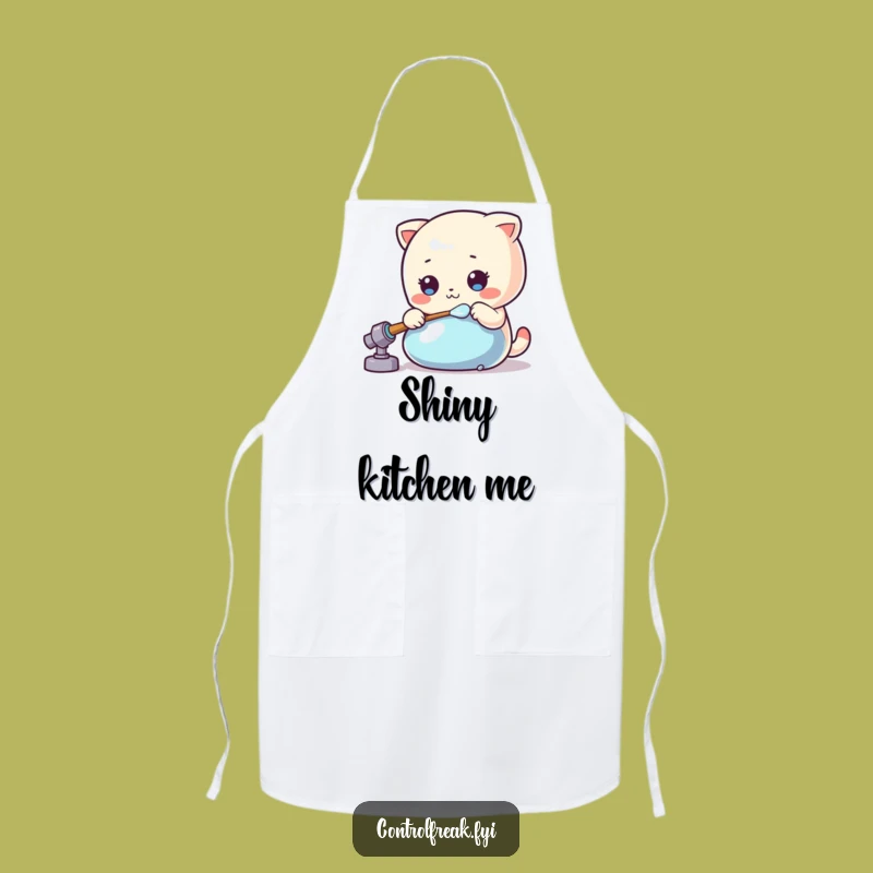 Funny Kawaii Polisher Apron - Shine & Cook!