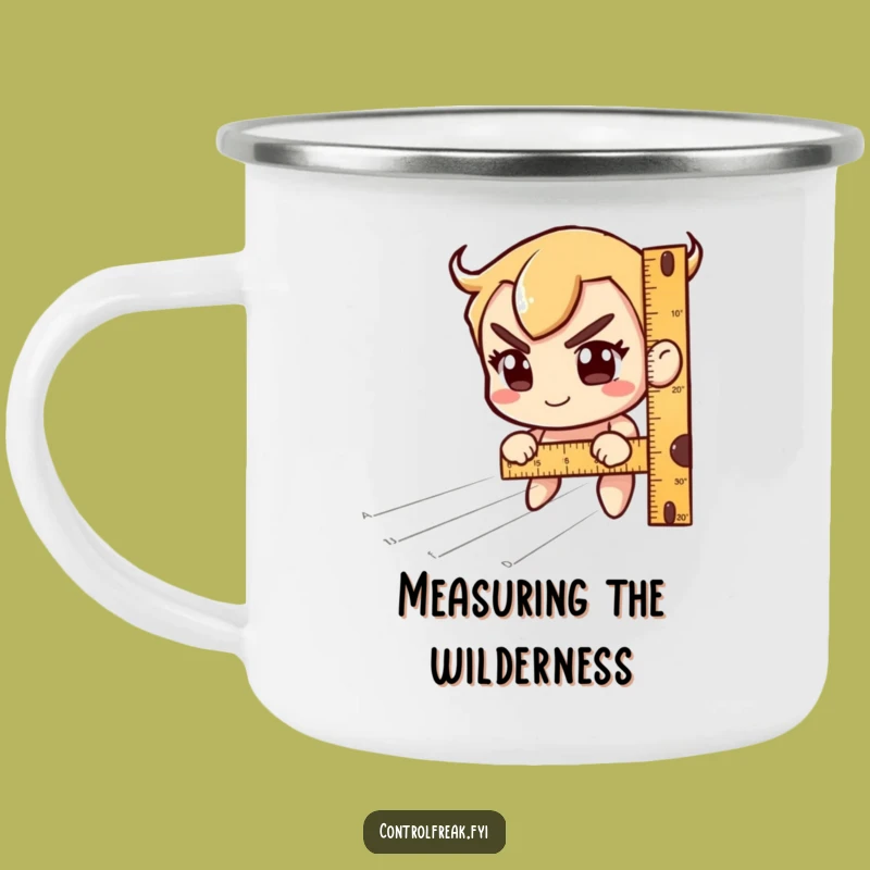 Funny Ruler Explorer Mug: Rugged and Precise Camp Companion
