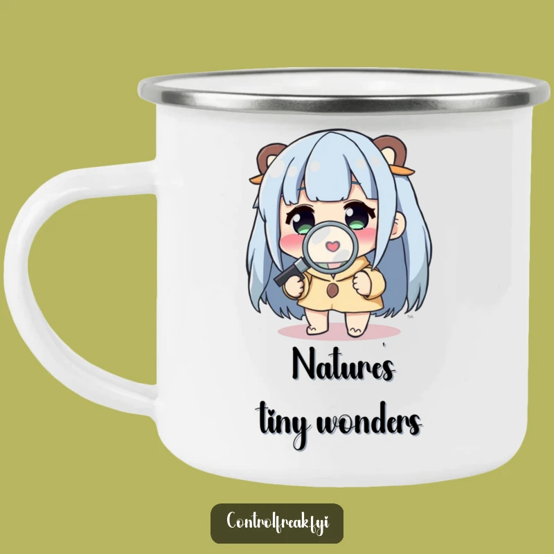 Funny Camping Mug: Detail Detective - Rugged and Hilarious Companion for the Inquisitive Mind