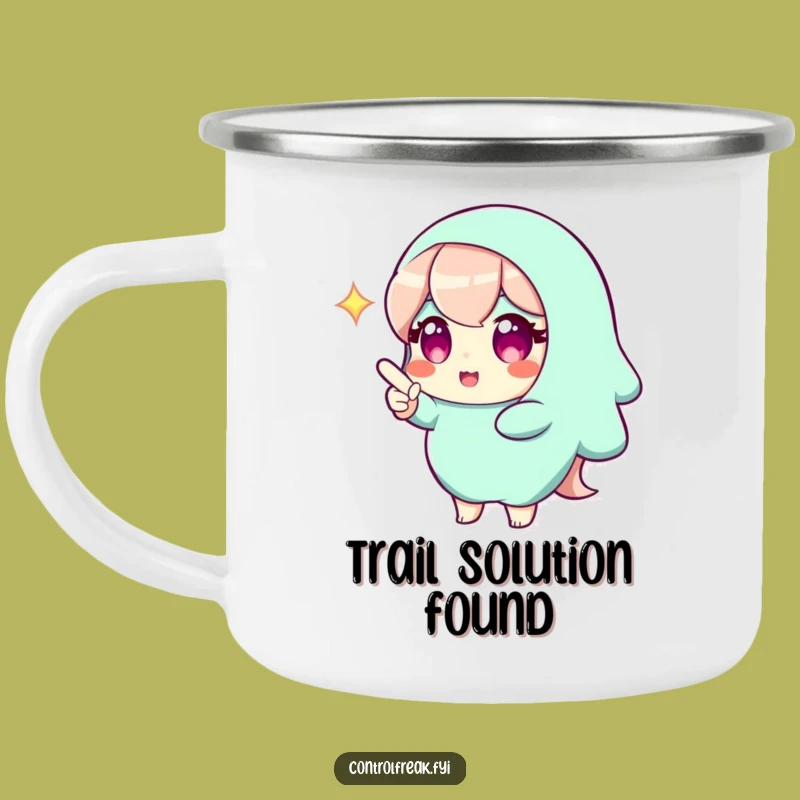 Funny Genius Solution Camping Mug: Adventure Fuelled by Brilliance!