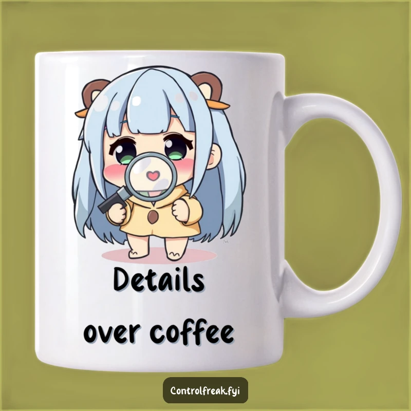 Funny Mug: Detail Detective - Hilarious Gift for the Inquisitive Mind