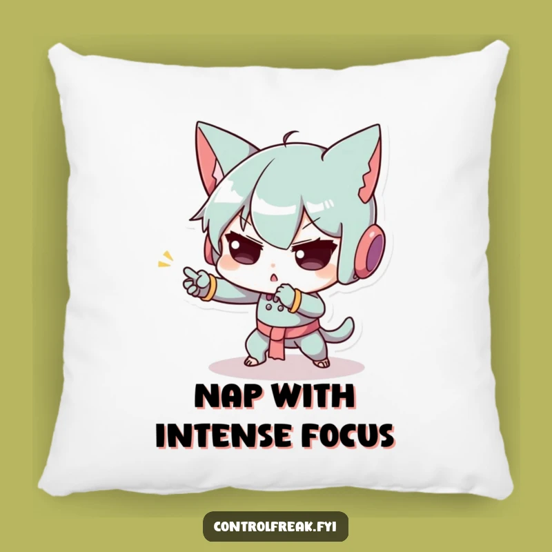 Funny Accent Pillow: Exaggerated Concentration Character, Precision Soft Comfort Gift