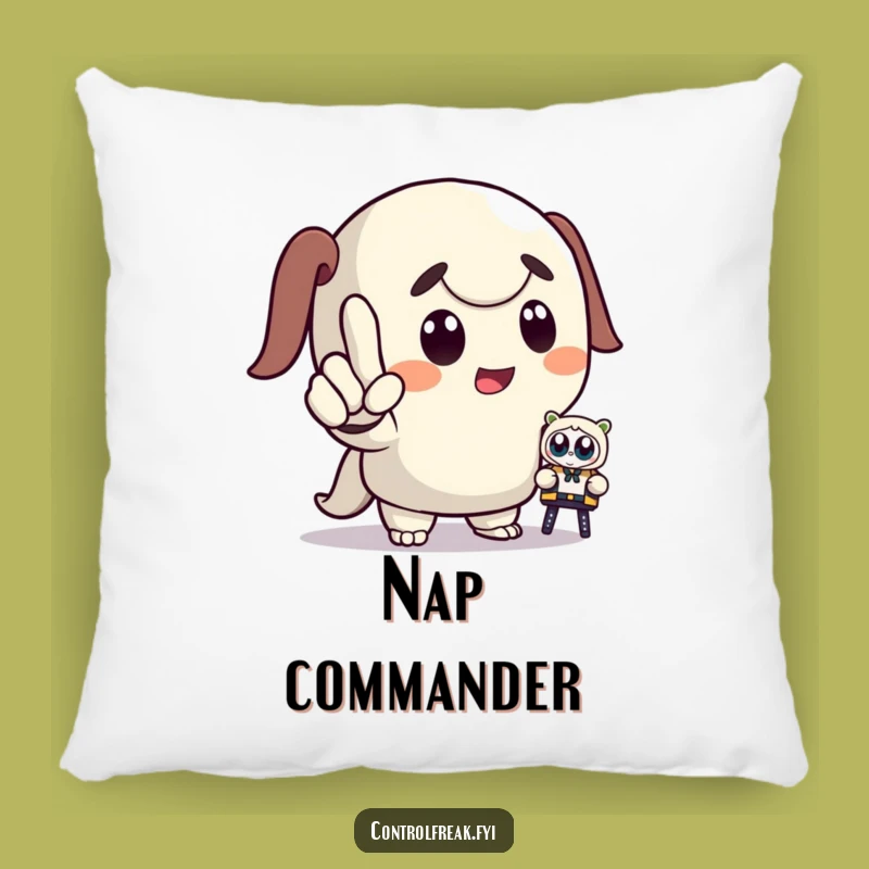 Funny Commander Pillow: Comfy & Hilarious Character Cushion, Perfect Funny Gift for Relaxation