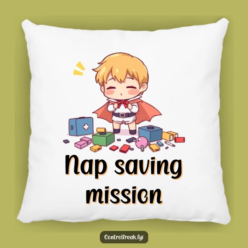 Funny Hero Organizing Pillow - Comfy Gift for the Tidy