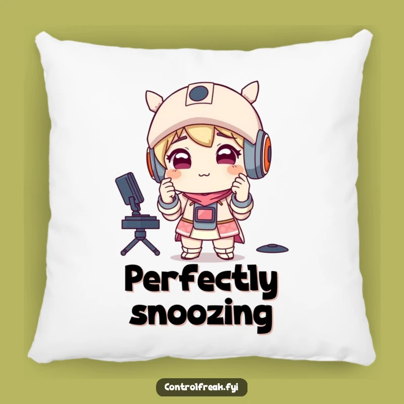 Funny Perfectionist Pillow: Comfy & Satisfied Character Cushion, Perfect Funny Gift