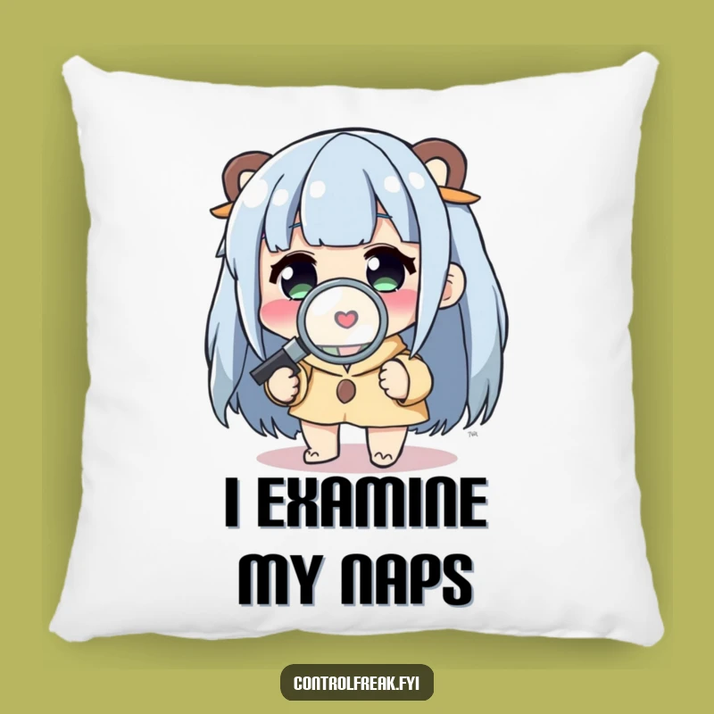 Funny Pillow: Detail Detective - Cozy and Hilarious Cushion for the Inquisitive Mind