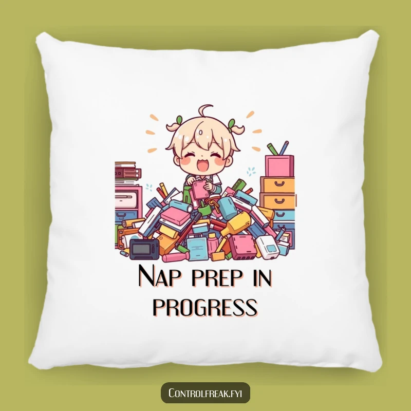 Funny Pillow: Chaotic Organizer - Comfy and Hilarious Cushion for the Master of Mess