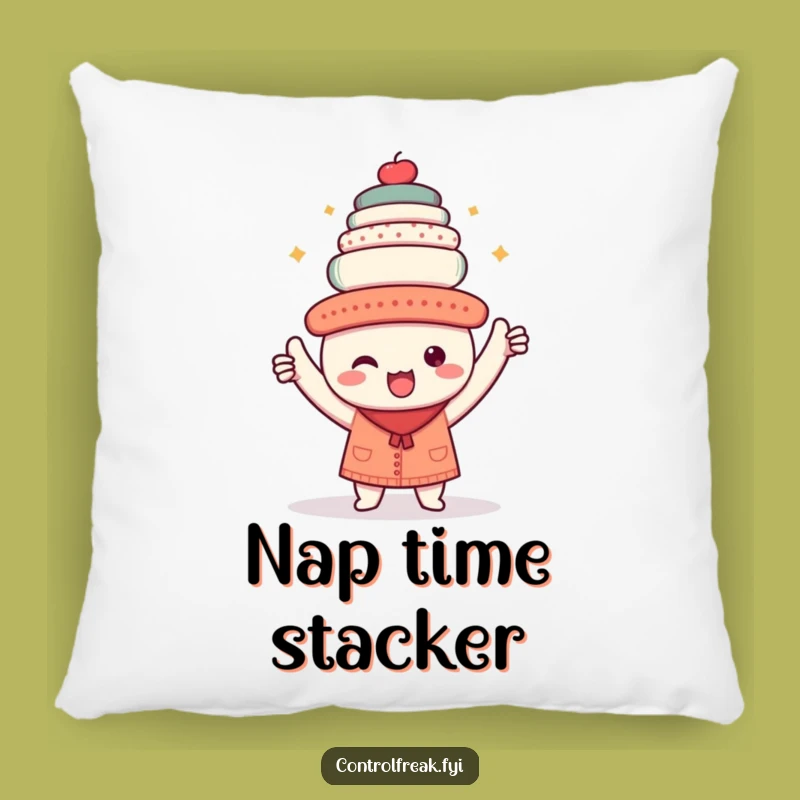 Funny Kawaii Perfectionist Pillow: Cuddle Up with Success & Tidy Comfort - Perfect Gift!