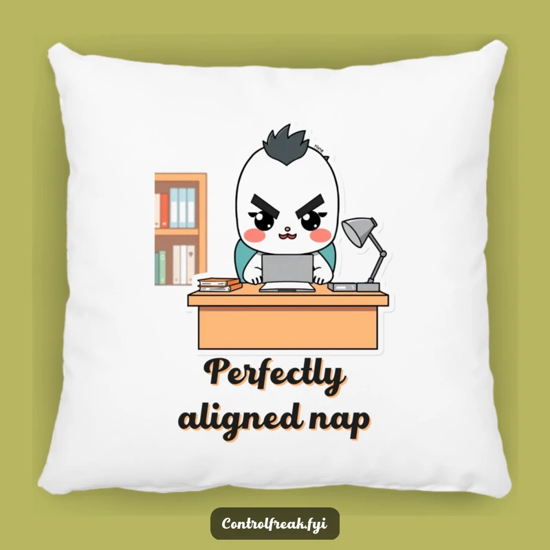 Funny Tidy Desk Character Pillow - Cozy Organizer Comfort, Perfect Throw