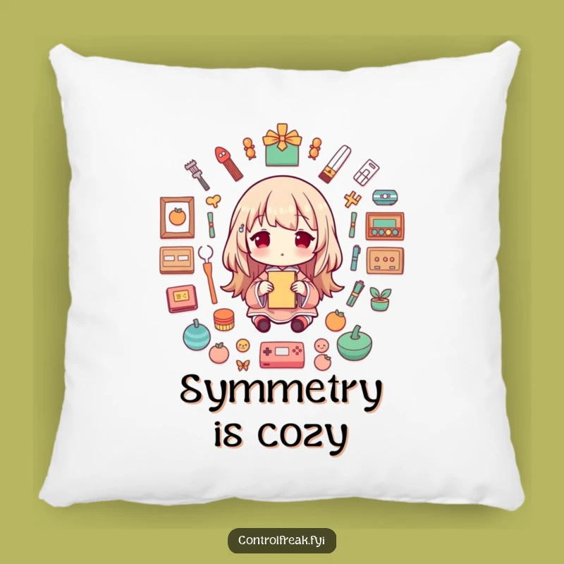 Funny Symmetrical Arranging Character Pillow: Cozy Comfort with a Humorous Touch