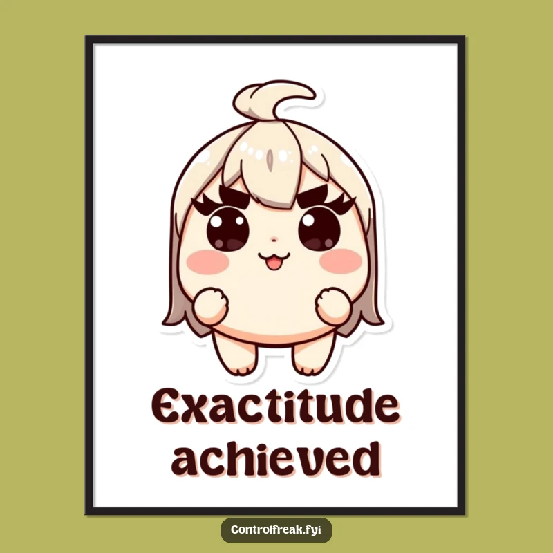 Funny Kawaii Precision Art: Instant Decor for the Exacting