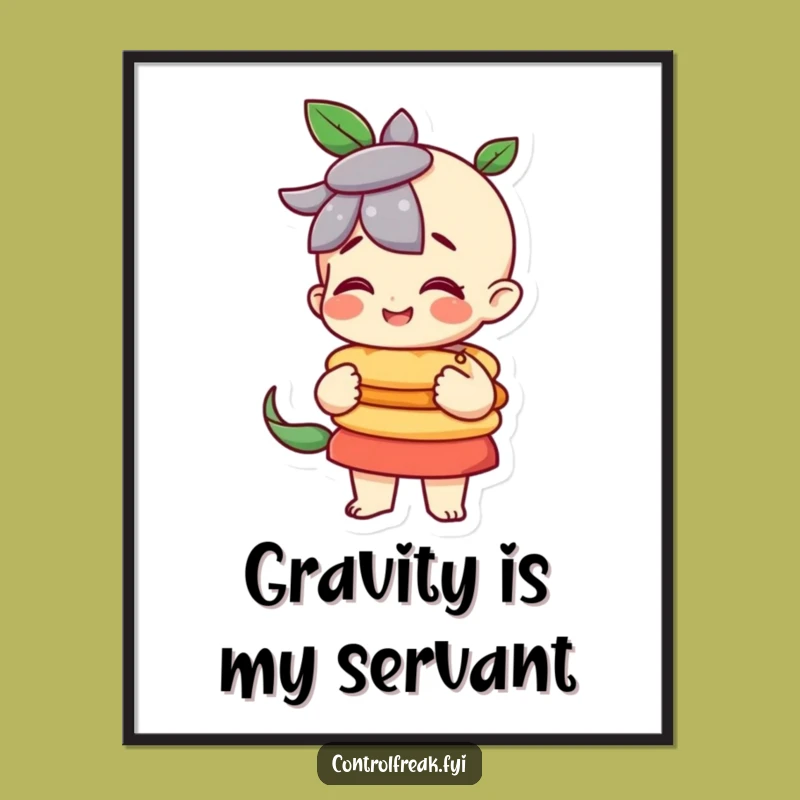 Funny Balanced Stack Master Digital Art: Instant Order for Your Space