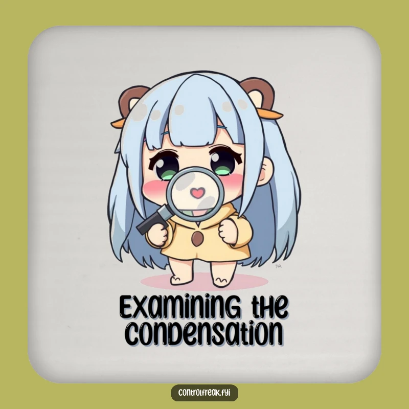 Funny Drink Coasters: Detail Detective Set - Hilarious Protection for the Inquisitive Mind