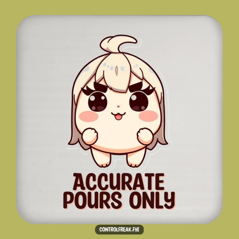 Funny Kawaii Precision Coasters: Protect Surfaces with Exactitude