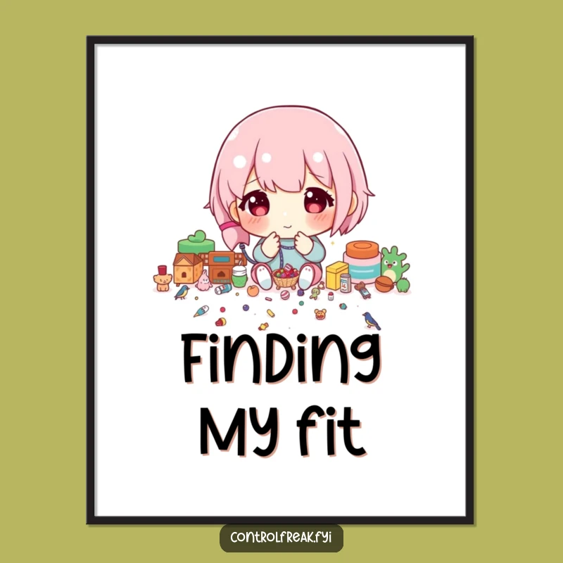 Funny Precision Master Poster: Character Sorting Art, Quirky Funny Gift for Wall Decor