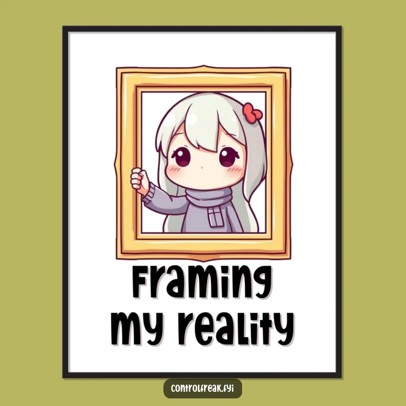 Funny Poster: Level Headed - Unique Funny Gift for Art Lovers