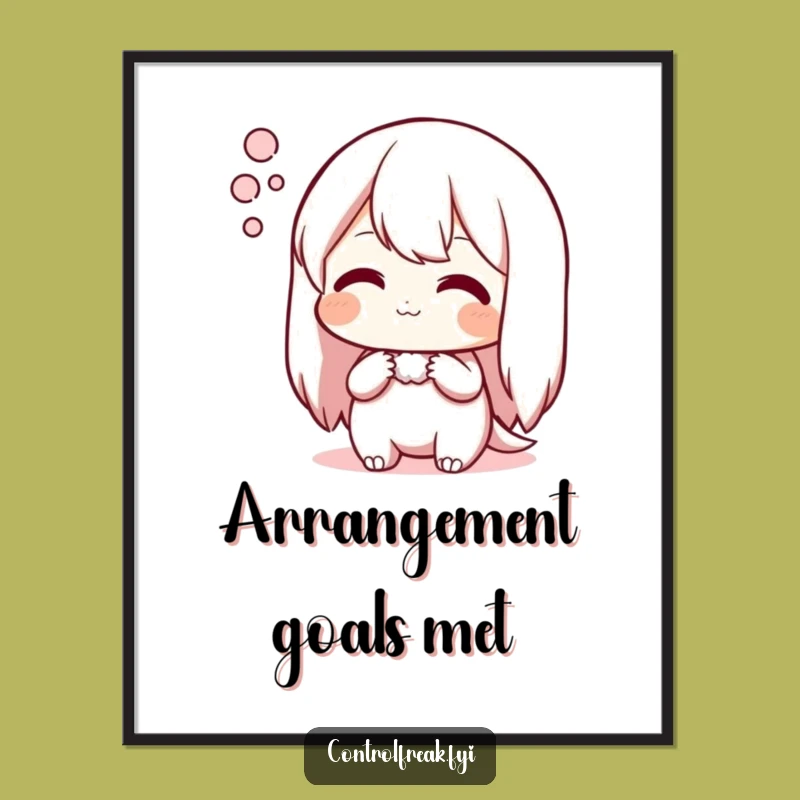 Funny Poster: The Sigh of Success - Unique Funny Gift for Decor