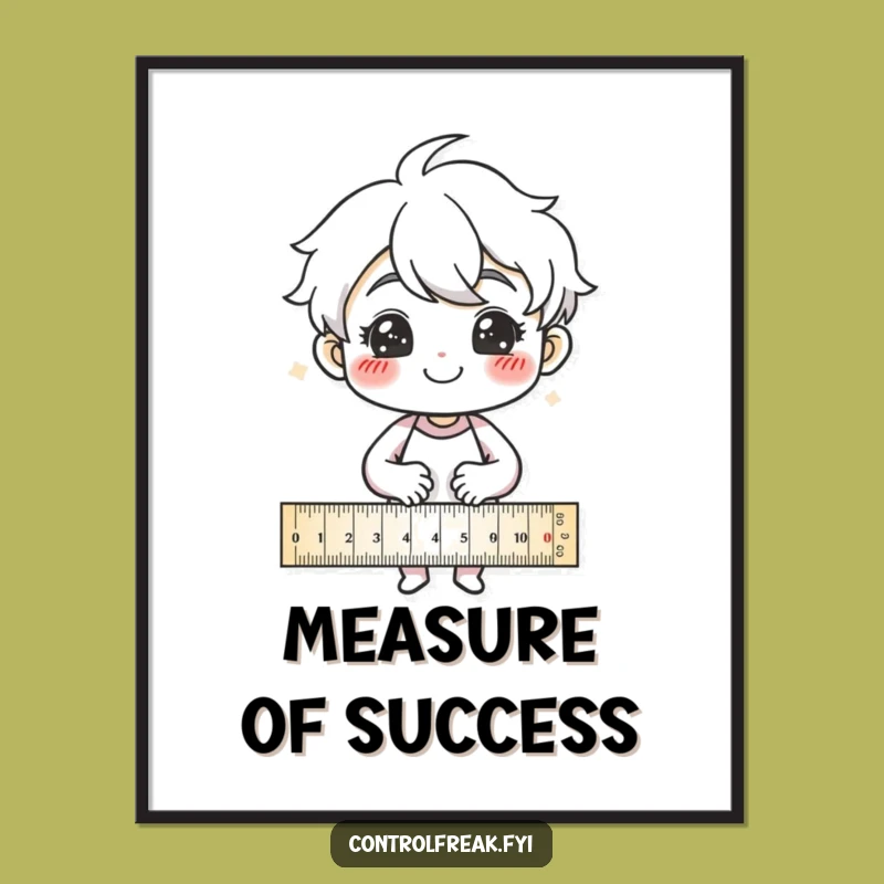 Funny Poster: Precision Pro - Witty Wall Art for the Planner and Maker