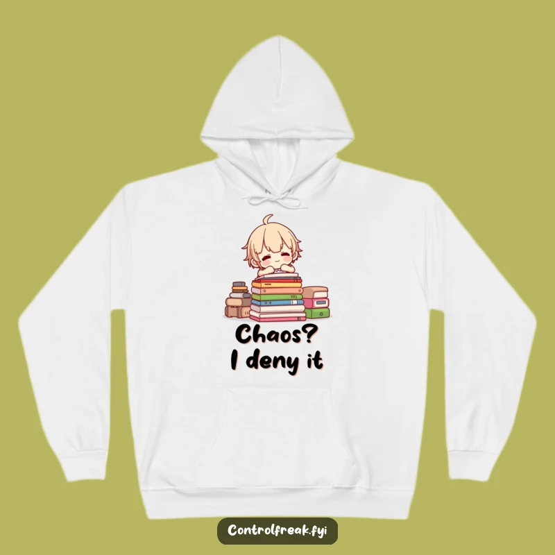 Funny Hoodie: Organized Stacks - Cozy Funny Gift for Neat Freaks
