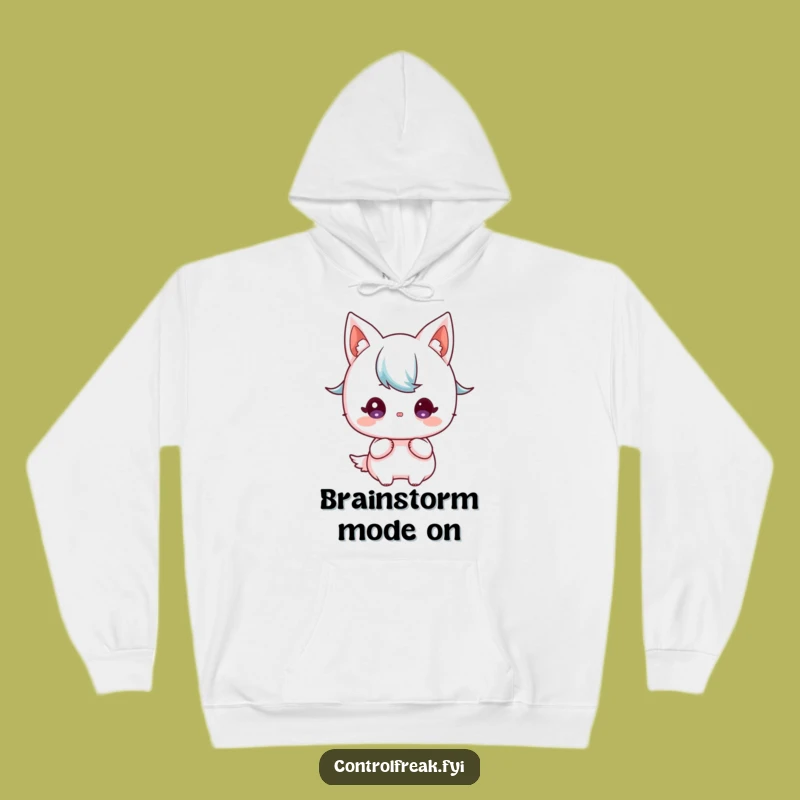 Funny Kawaii Planner Hoodie: Cozy Strategy Session, Blueprint Comfort, Ultimate Funny Gift