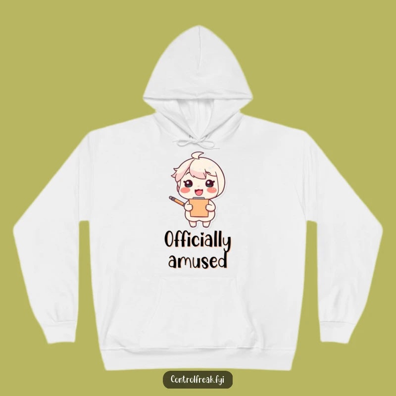 Funny Organizer Hoodie: Cozy & Cheerful Character Design, Perfect Warm Funny Gift