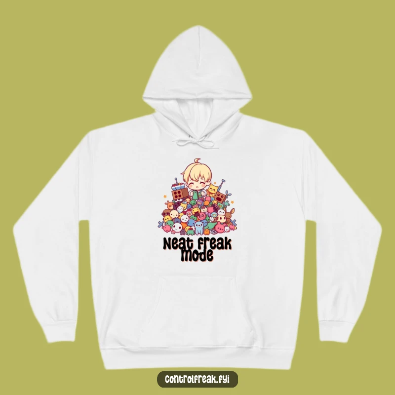 Funny 'Tidy Titan' Hoodie: Cozy Character Organizing Toys, Perfect Gift for Warm, Neat Freaks!