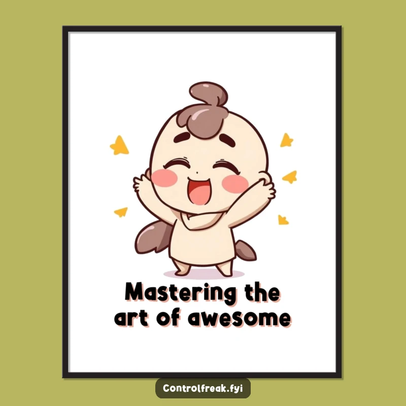 Free Printable Wall Art: Victory Dance Humor, Funny Downloadable Decor Gift