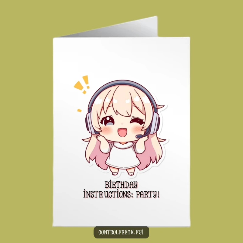 Free Printable Birthday Card: Enthusiastic Guide Funny Downloadable Gift