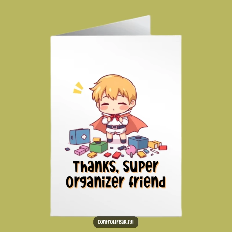 Free Printable Superhero Thanks Card: Comical Gratitude Downloadable Gift for Helpers