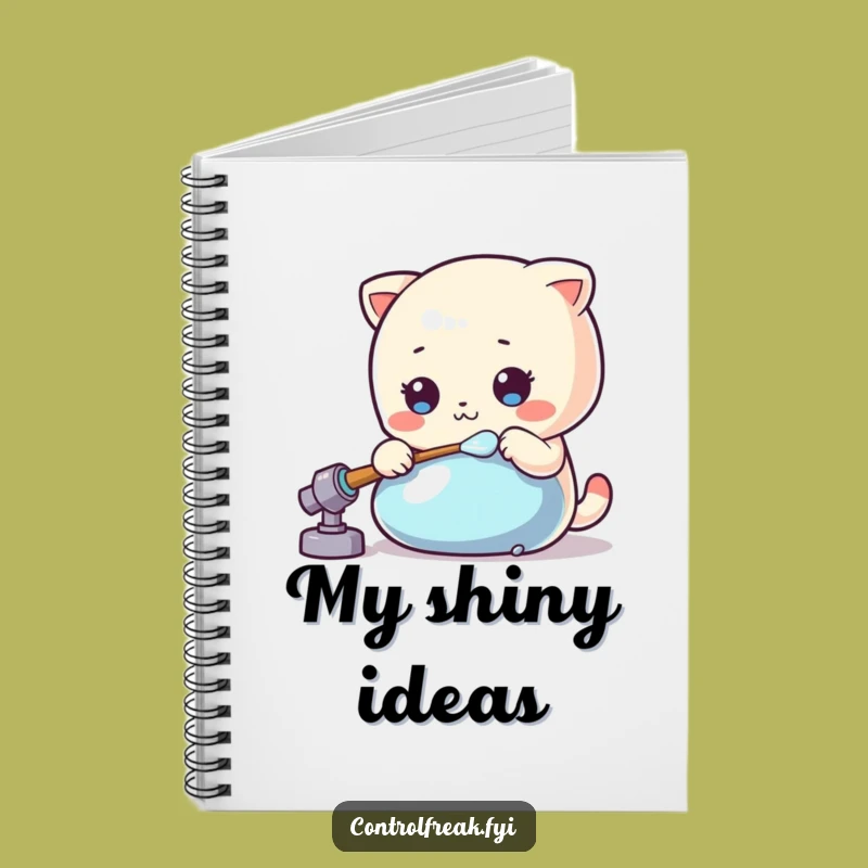 Funny Kawaii Polisher Notebook - Notes with Sparkle!
