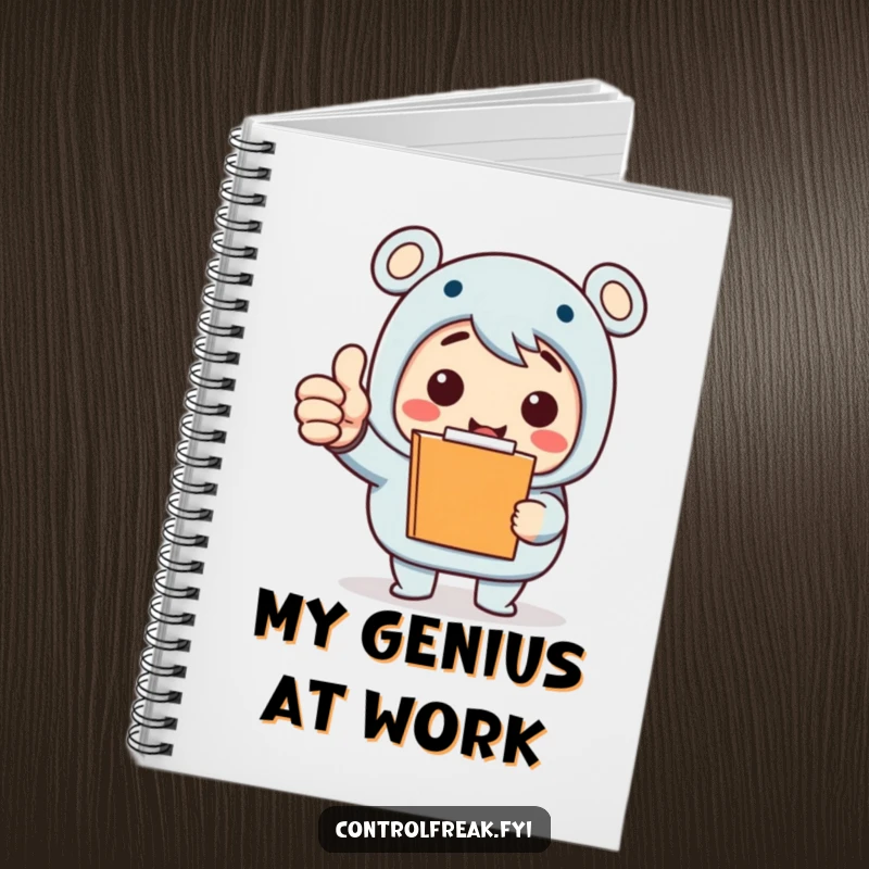 Funny Notebook: Clipboard character enthusiastically approves small tasks, perfect for jotting down plans and ideas. Hilarious funny gift.