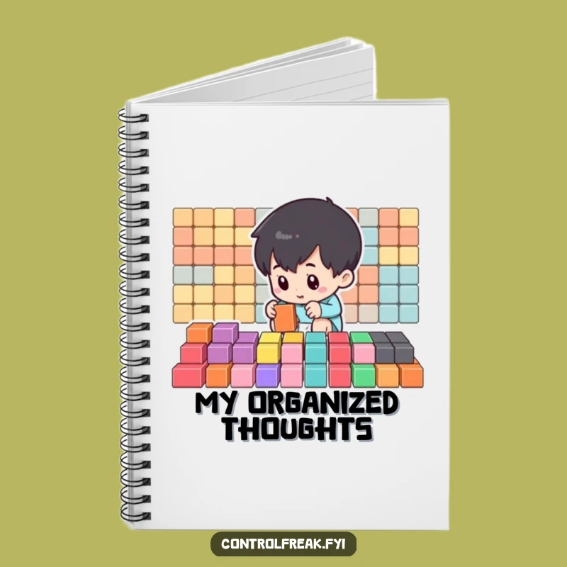 Funny Organizer Notebook: Plan Your Day with Small Character Arranging Blocks, Perfect Funny Gift