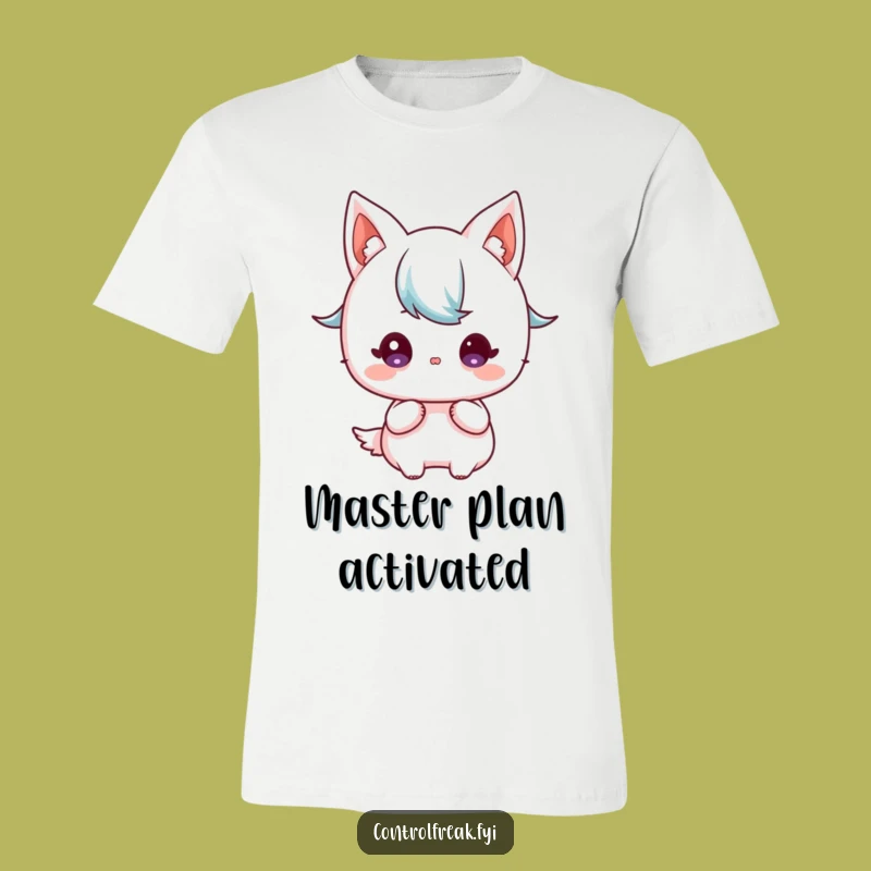 Funny Kawaii Planner T-Shirt: Blueprint Mastermind, Focused Strategy Tee, Ideal Gift