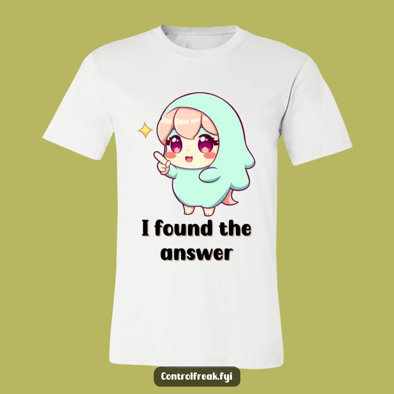 Funny Genius Solution T-Shirt: Pointing to the Perfect Answer!