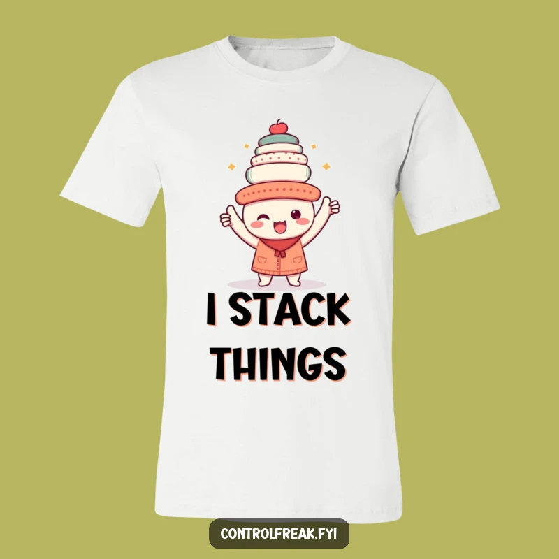Funny Kawaii Perfectionist T-Shirt: Wear Your Triumphs with This Organized & Hilarious Tee!