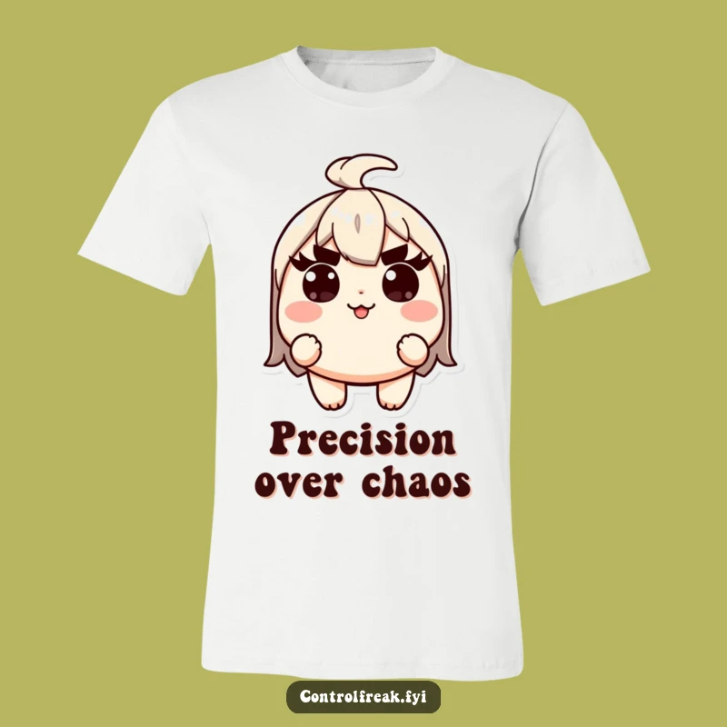 Funny Kawaii Precision T-Shirt: Exacting Standards Humor