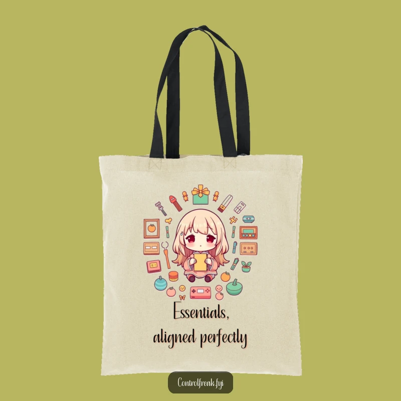 Funny Symmetrical Arranging Character Tote Bag: Carry Your Humor and Order in Style