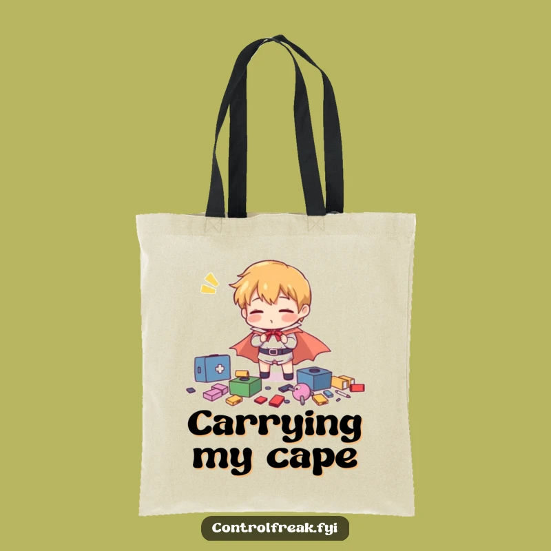 Funny Hero Organizing Tote Bag - Chic Gift for the Tidy