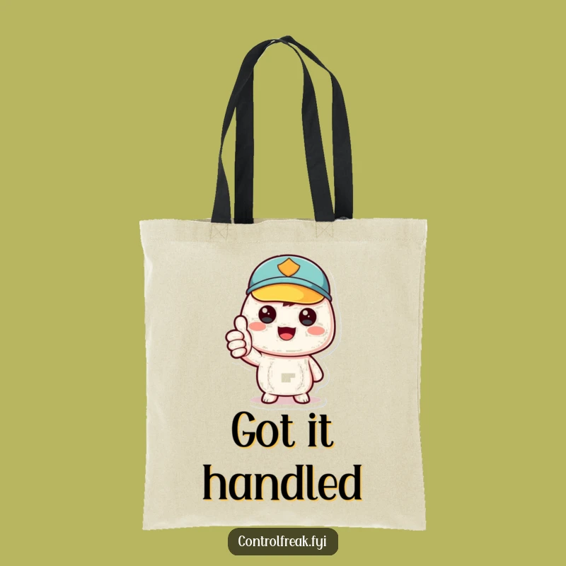 Funny Kawaii Organizer Tote Bag: Gift for the Tidy and Neat
