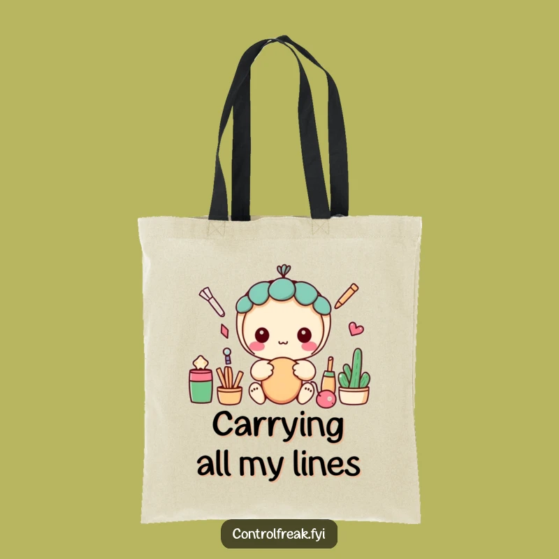 Funny Kawaii Tote Bag: Carry Your Essentials in Perfect, Hilarious Order