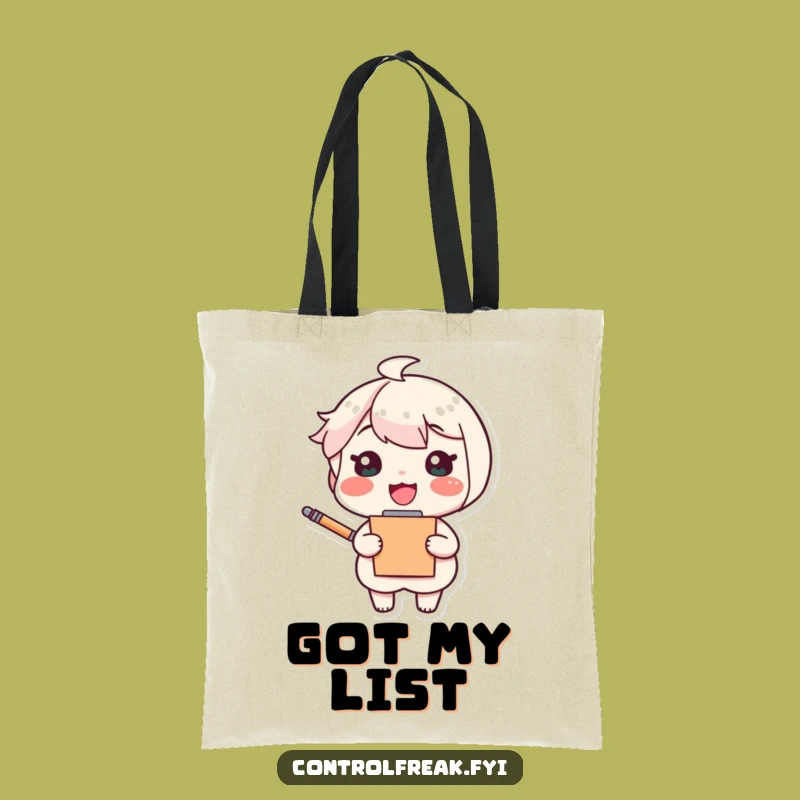 Funny Organizer Tote Bag: Cheerful Character Design, Perfect Funny Shopping Gift