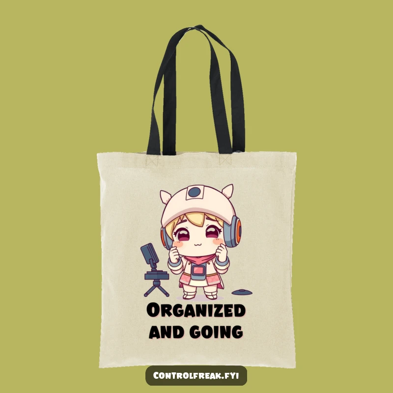 Funny Perfectionist Tote Bag: Smirking Character Design, Perfect Funny Shopping Gift