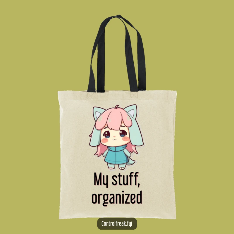 Funny Satisfied Nod Character Tote Bag: Carry Your Order and Humor Everywhere