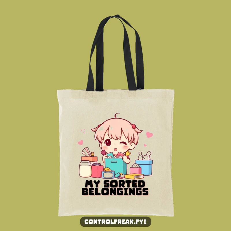 Funny Tote Bag: Sorting Success - Stylish and Hilarious Bag for the Organized Whiz